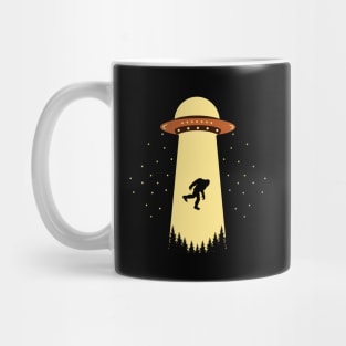 Bigfoot Ufo Abduction Mug